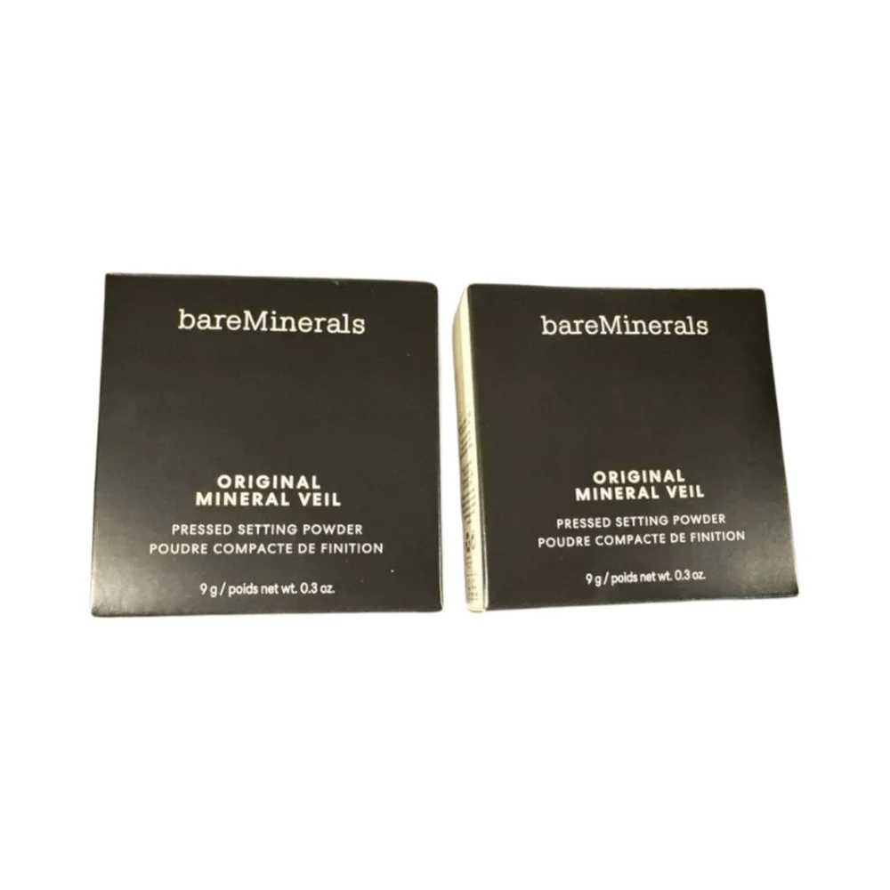 bareMINERALS ORIGINAL Mineral Pressed Setting Powder Duo Set Translucent NIB
